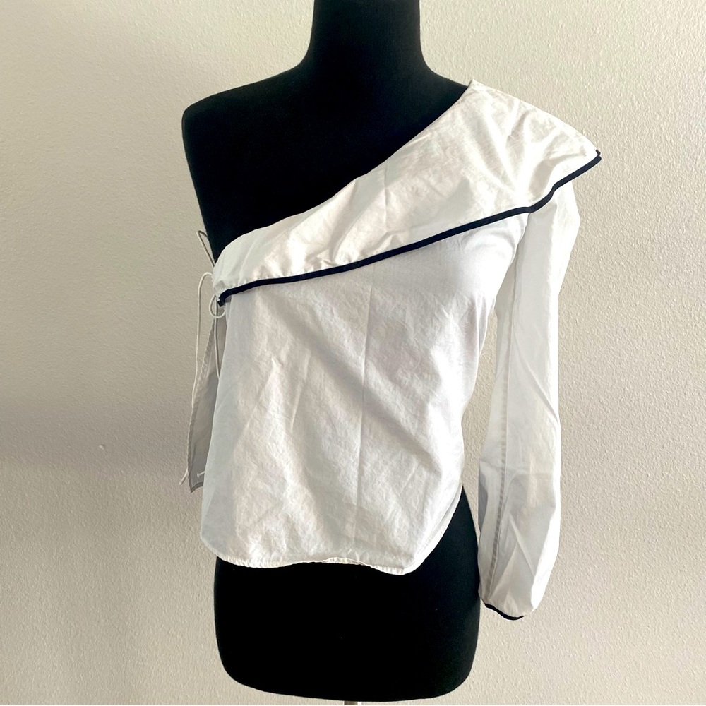 DVF One Shoulder Blouse